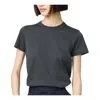 Uniqlo (wmns)  Crew Neck T-shirt 'dark Grey' In Gray
