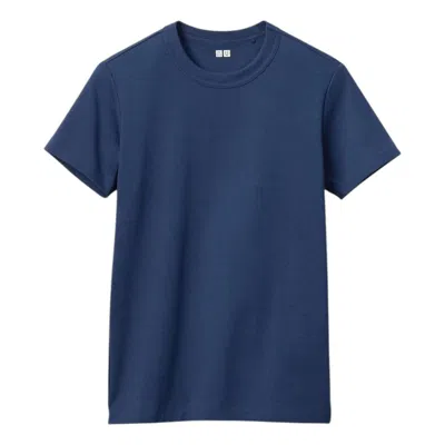 Uniqlo (wmns)  Crew Neck T-shirt 'navy' In Blue