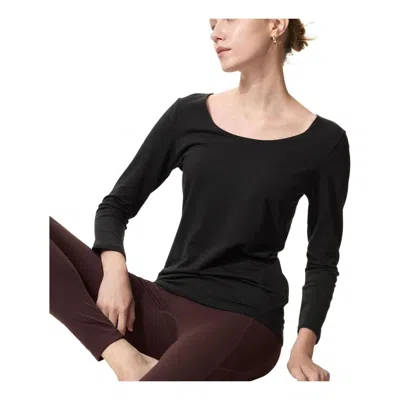 Uniqlo (wmns)  Heattech Ultra-warm U-neck T-shirt 'black'