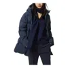 Uniqlo (wmns)  Seamless Down Short Coat 'navy' In Blue