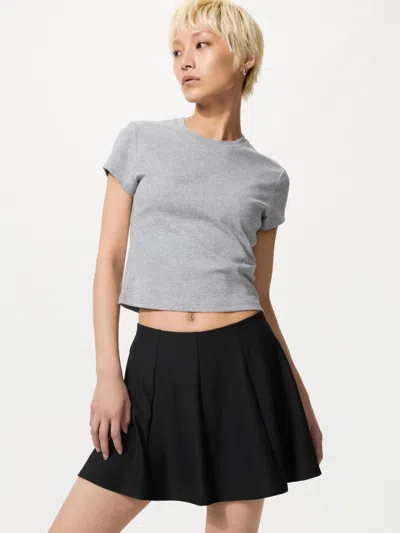 Uniqlo Women's Active Flare Tennis Skirt With Quick-drying Black Large  Us