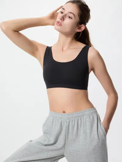 Uniqlo Women's Active Wireless Bra Black Xl  Us