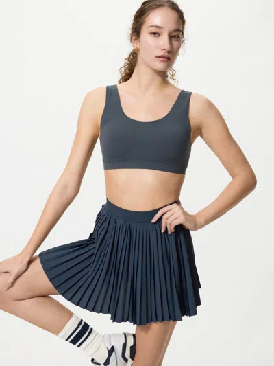 Uniqlo Women's Active Wireless Bra Dark Gray Large  Us In Blue