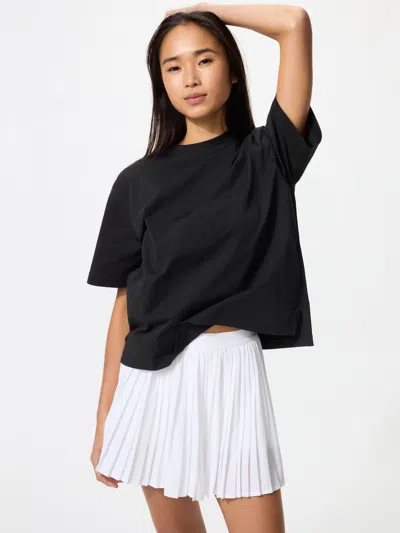 Uniqlo Women's Airism Cotton T-shirt Black 2xl  Us