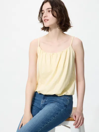 Uniqlo Women's Balloon Gathered Camisole Cream 2xl  Us In Neutral