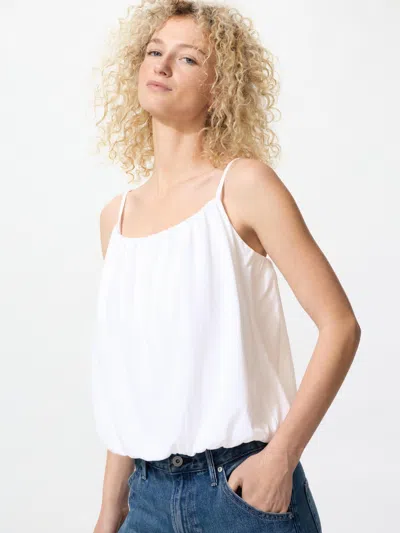 Uniqlo Women's Balloon Gathered Camisole White Large  Us