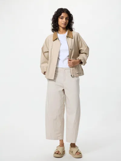 Uniqlo Women's Barrel Ankle Pants Natural 2xl  Us In Multi