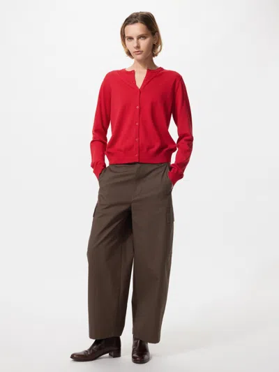 Uniqlo Women's Barrel Cargo Pants Brown 2xl  Us