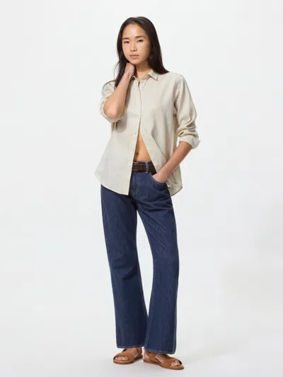 Uniqlo Women's Bootcut Jeans Blue 32 Inch Denim  Us