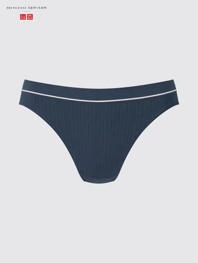 Uniqlo Women's Briefs Line, Navy, Small In Multi