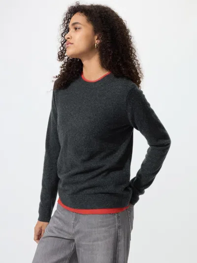 Uniqlo Women's Cashmere Sweater, Dark Gray, Xs