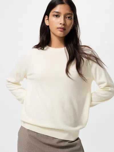 Uniqlo Women's Cashmere Sweater Off White 2xl  Us In Neutral