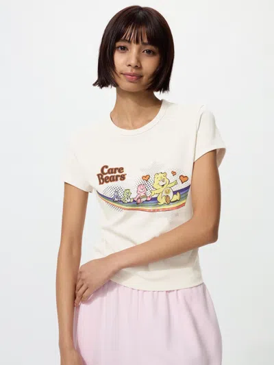 Uniqlo Women's Cheerful Characters Ut Graphic T-shirt Off White Xl  Us