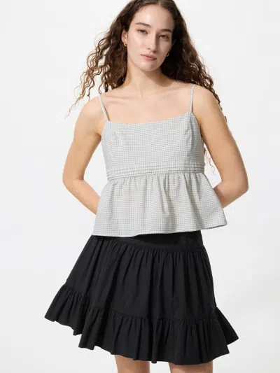 Uniqlo Women's Cotton Dobby Camisole Off White 2xl Denim  Us In Multi