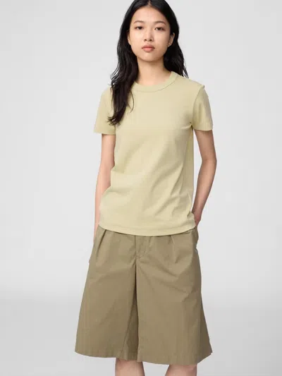 Uniqlo Women's Crew Neck T-shirt, Beige, 2xs