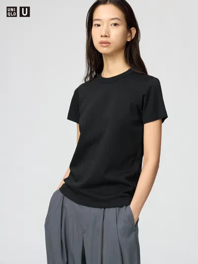 Uniqlo Crew Neck T-shirt Black Large  Us
