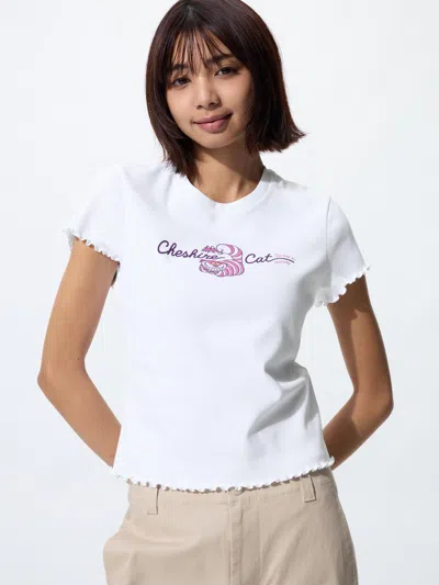 Uniqlo Women's Disney/pixar Ut Graphic Mini T-shirt, White, 2xl In Multi