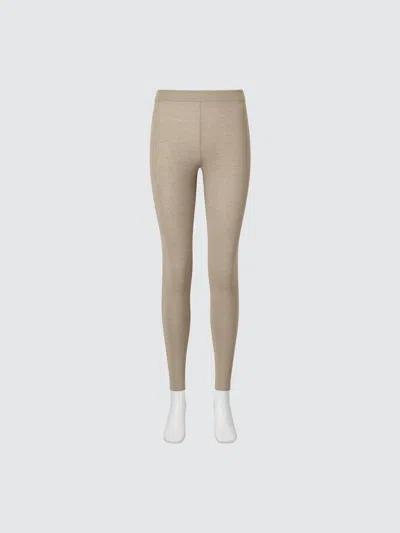 Uniqlo Women's Heattech Extra Warm Cashmere Leggings, Beige, Xs In Brown