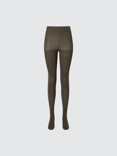 Uniqlo Women's Heattech Leg Shaper Tights With Deodorizing, Brown, Small