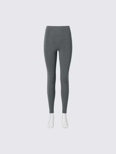 Uniqlo Women's Heattech Ultra Warm Leggings, Dark Gray, 2xs In Blue