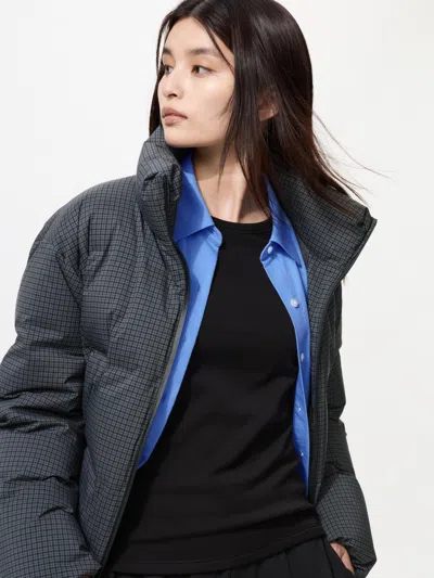 Uniqlo Women's Heattech Ultra Warm T-shirt With Moisture-wicking Black Large  Us In Blue