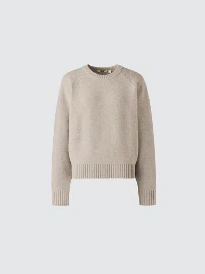 Uniqlo Women's Lambswool Sweater, Beige, 2xs In Neutral