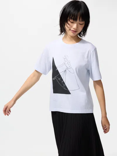 Uniqlo Women's Magic For All Timeless Ut Graphic T-shirt Light Blue 2xl  Us