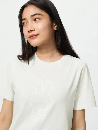 Uniqlo Women's Miffy In Bloom Ut Graphic T-shirt Light Green 2xl  Us In Neutral