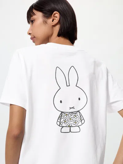 Uniqlo Women's Miffy In Bloom Ut Graphic T-shirt White Large  Us