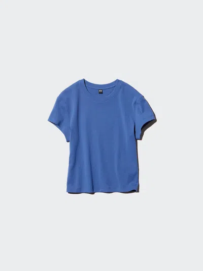 Uniqlo Women's Mini T-shirt, Blue, 2xl In Animal Print