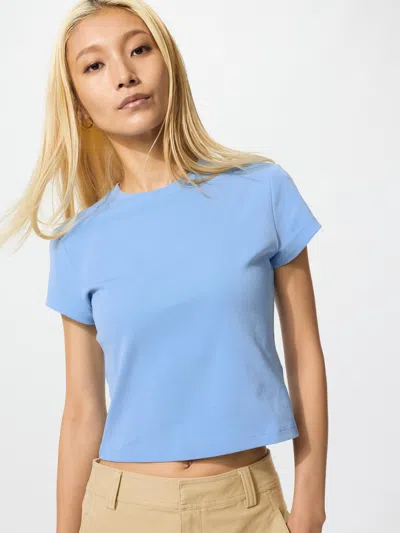 Uniqlo Women's Mini T-shirt Blue 2xl  Us