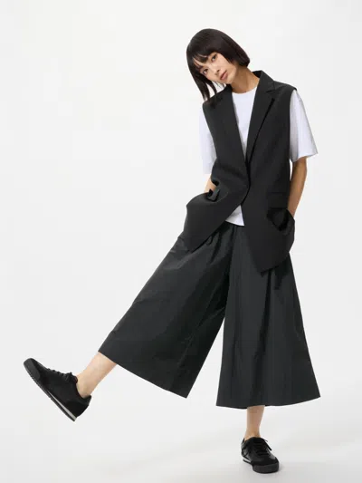 Uniqlo Women's Nylon Culottes Black Medium  Us