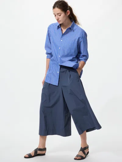 Uniqlo Women's Nylon Culottes Navy 2xl  Us In Blue
