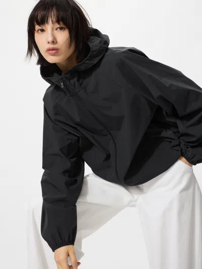 Uniqlo Women's Pocketable Uv Protection Parka Black 2xl  Us