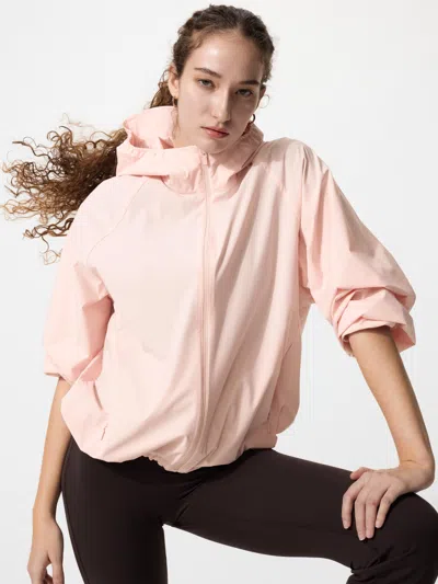 Uniqlo Women's Pocketable Uv Protection Parka Pink 2xl  Us