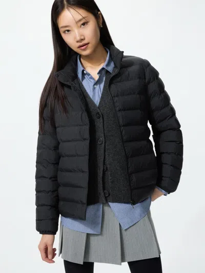 Uniqlo Women's Pufftech Jacket With Anti-static, Black, 2xs