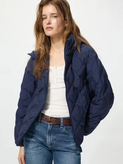 Uniqlo Women's Pufftech Parka, Navy, 2xs In Blue
