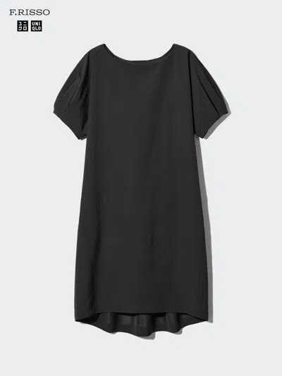 Uniqlo Women's Relaxed Dress, Black, Large