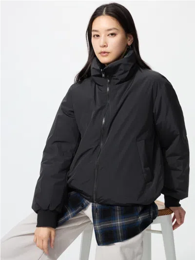Uniqlo Women's Reversible Down Short Jacket, Black, Xs