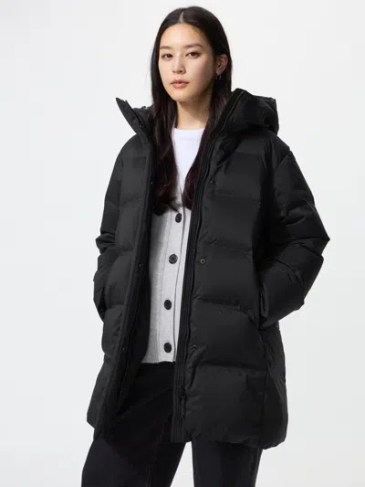 Uniqlo Women's Seamless Down Short Coat, Black, 2xs