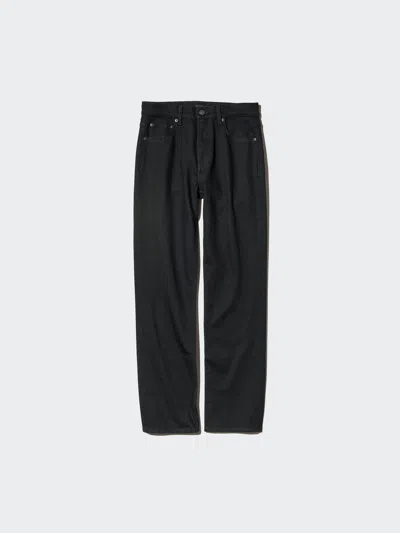 Uniqlo Women's Slim Straight Jeans, Black, 34 Inch
