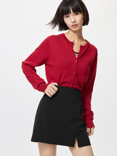 Uniqlo Women's Slit Skort Black Xl  Us In Multi
