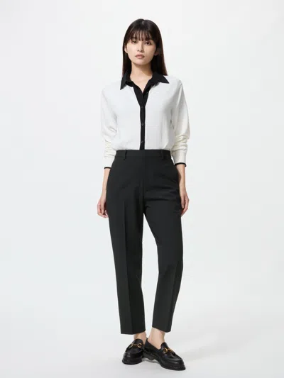 Uniqlo Women's Smart Ankle Pants Black 2xl  Us