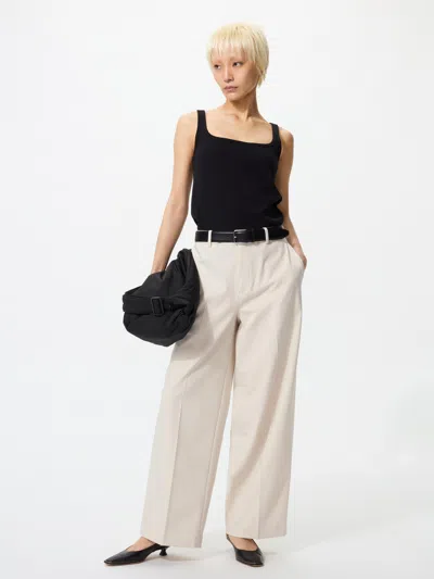 Uniqlo Women's Smart Wide Pants Natural Xl  Us In Neutral