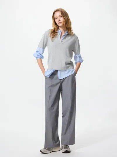 Uniqlo Women's Smart Wide Pants Tall Gray Xl  Us