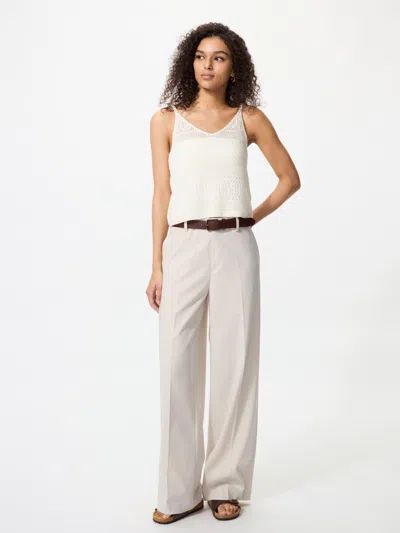Uniqlo Women's Smart Wide Pants Tall Natural Medium  Us In Neutral