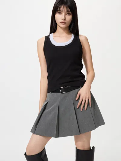 Uniqlo Women's Soft Ribbed Tank Top Black Xl  Us