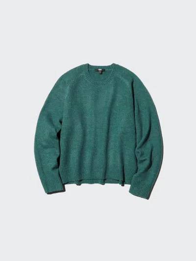 Uniqlo Women's Souffle Yarn Sweater, Green, Xs