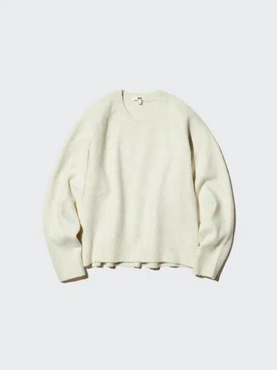 Uniqlo Women's Souffle Yarn Sweater, Off White, 2xs