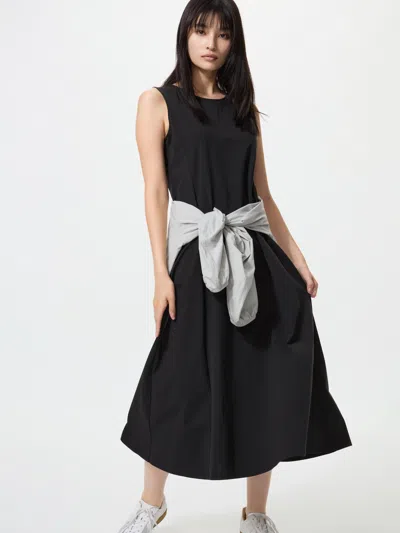 Uniqlo Women's Ultra Stretch Airism Dress Black Xl  Us